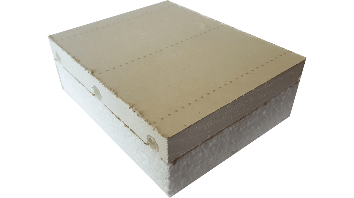 Pannello radiante Active Air per impianti a soffitto o parete.