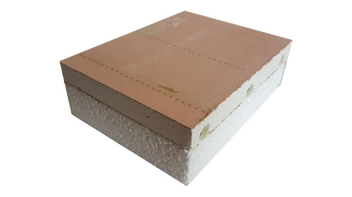 Pannello radiante ignifugo per impianti a soffitto e parete.