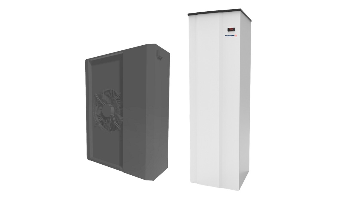 Pompa di calore R410a 12kW per villa o appartamento.