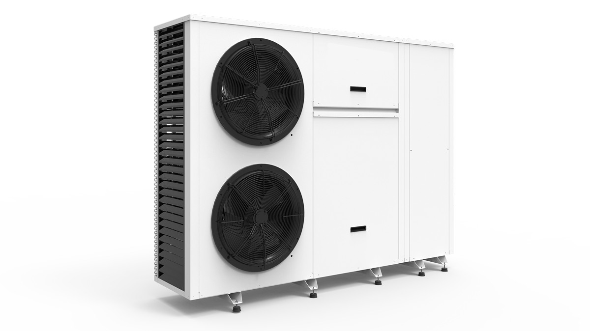 Pompa di calore trigfase per condominio 20 kW.