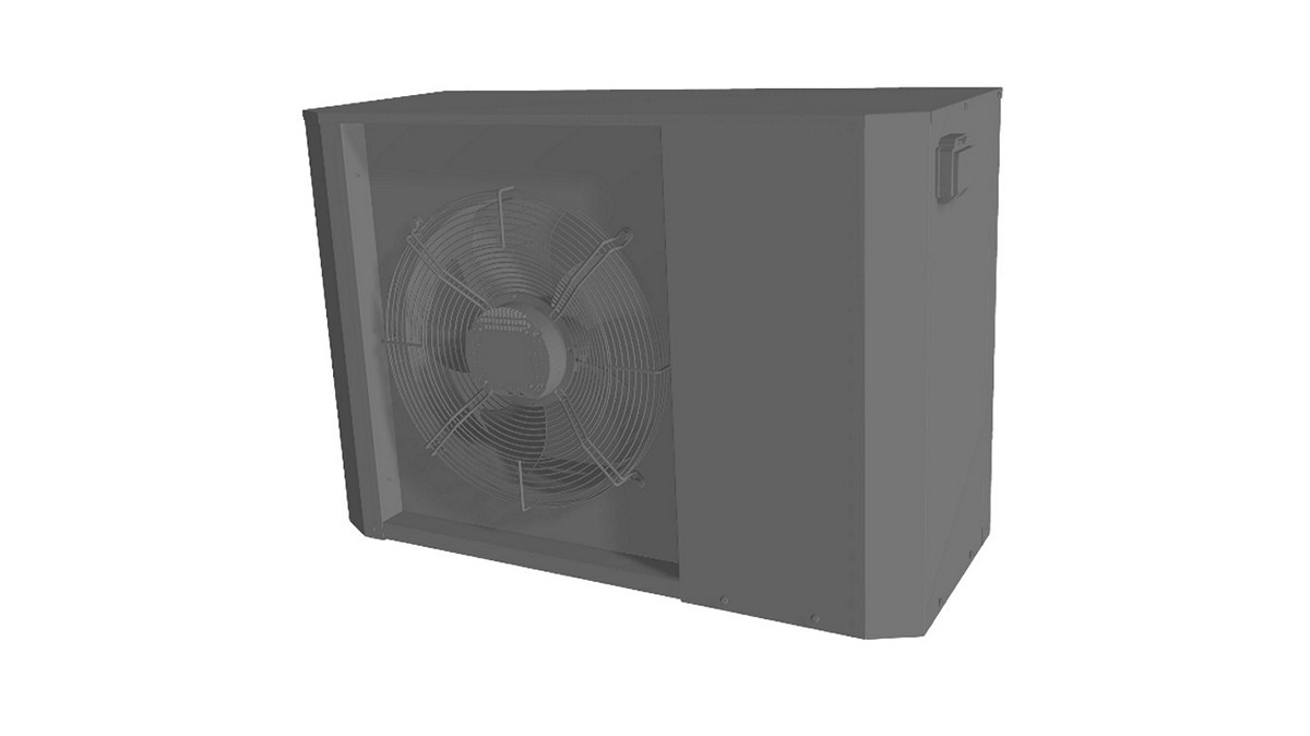 Pompe di calore HP R410A per riscaldamento, raffrescamento e ACS.
