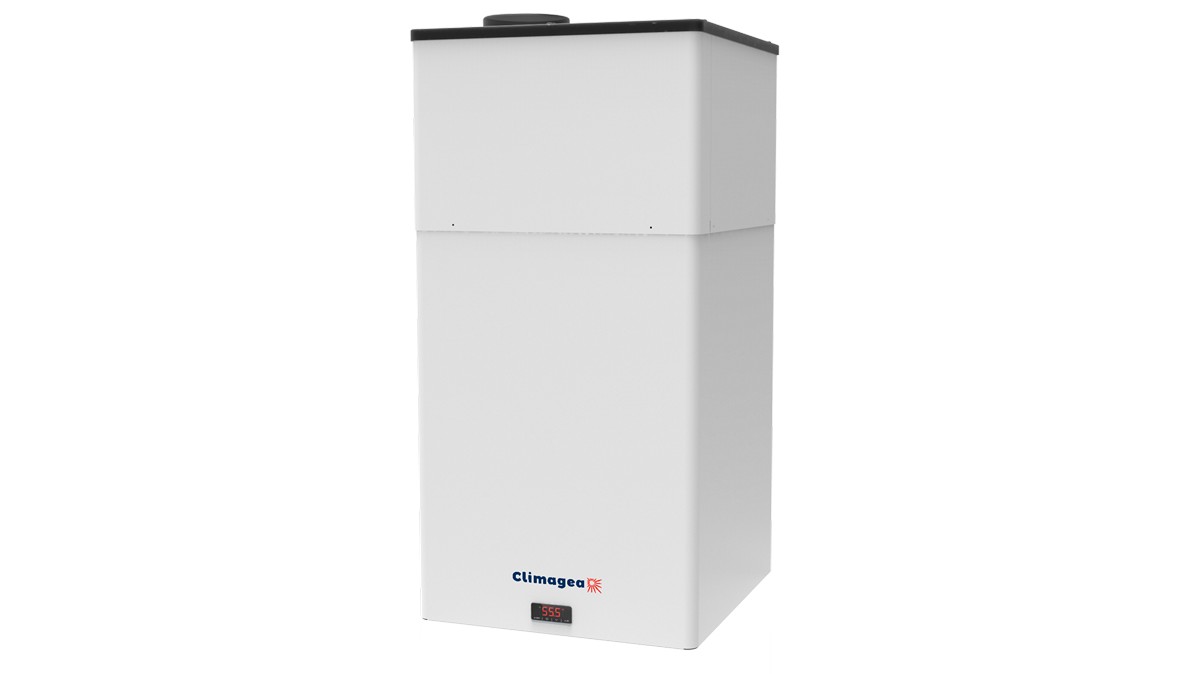 Scaldacqua a muro da 100 litri con pompa di calore.