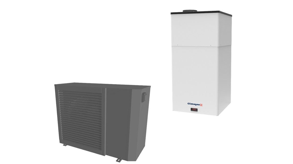 Scaldacqua-a-parete-con-pompa-di-calore-r32 6kW.