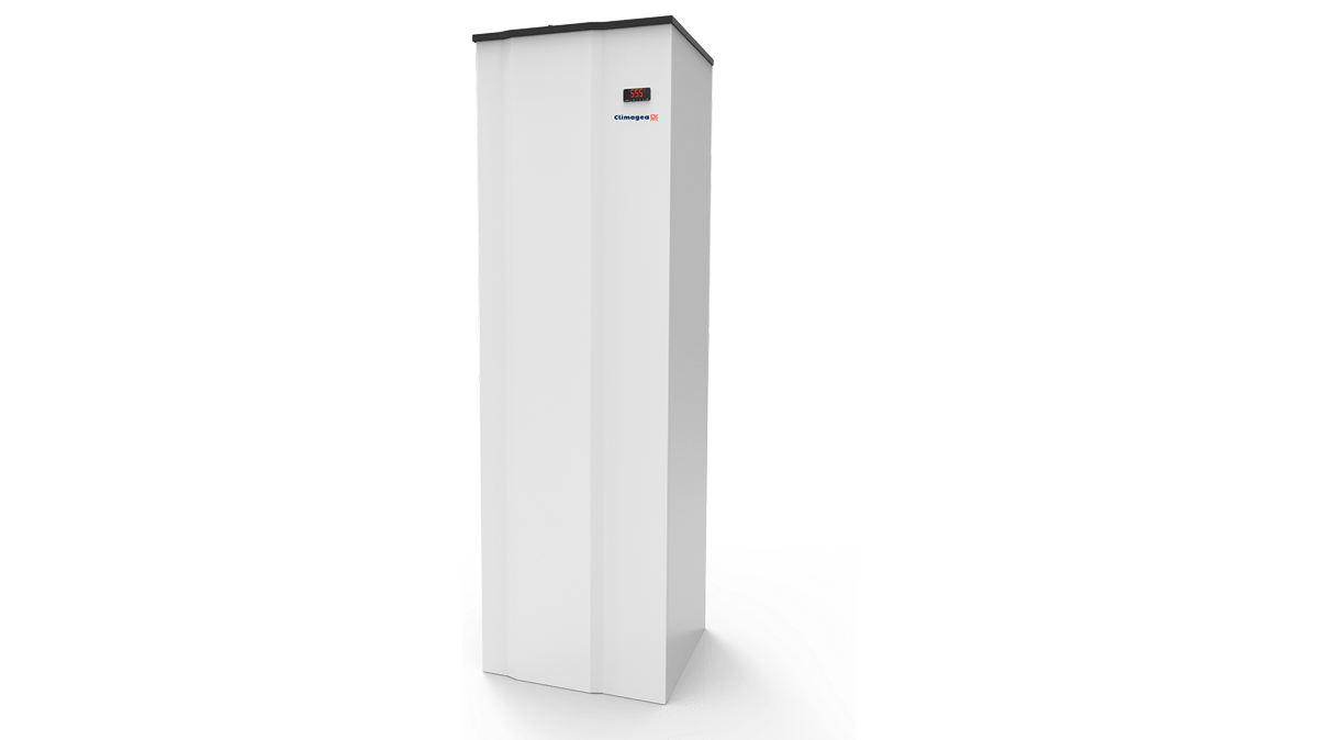 Scaldacqua a pavimento 500 litri con pompa di calore.